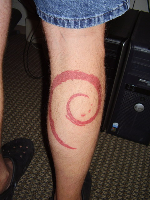 Debian Tattoo